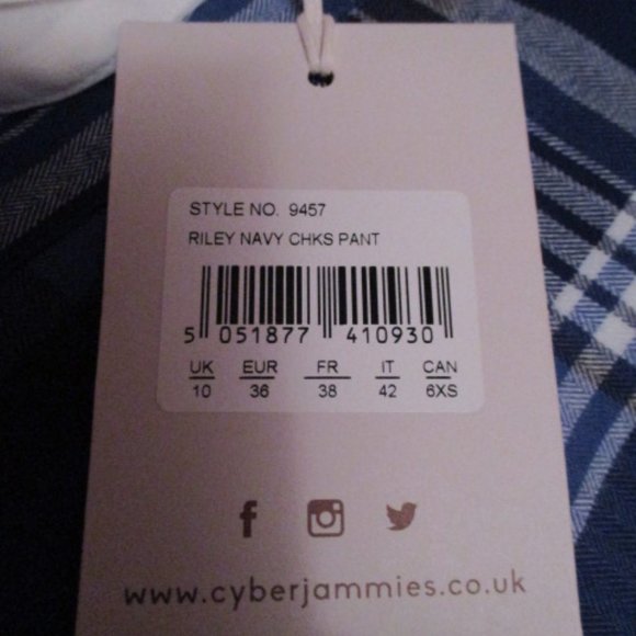 Navy Pj / pyjama set NWT - Picture 3 of 4